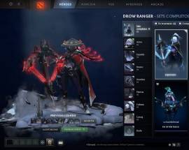 Dota 2 account with many exclusive and immortal arcana, € 280.00