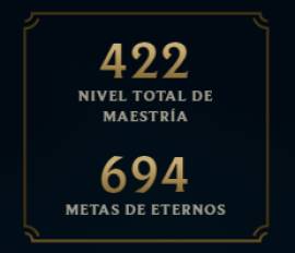 Cuenta de lol, USD 835.00