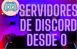 Creador de serividores de discord y configuracion de bots, € 1.00