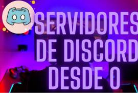 Creador de serividores de discord y configuracion de bots, USD 1.00