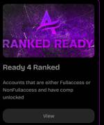 CUENTAS NFA VALORANT ( NO FULL ACCESS) RANK READY, € 3.00